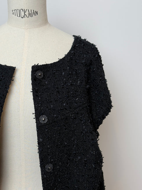 tweed ball vest
